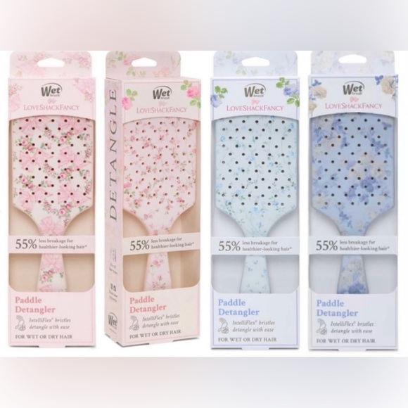 LOVESHACKFANCY Wet Brush Paddle Brush Full Collection